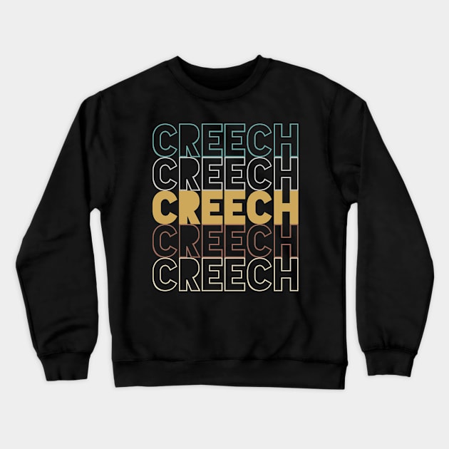Creech Crewneck Sweatshirt by Hank Hill